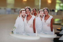 Load image into Gallery viewer, 3x2" Mini PhotoStatuettes™, Acrylic Photo Cut Outs, Picture Sculptures, Photo Cutouts, Picture Statuettes