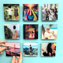 Load image into Gallery viewer, 4x4 AcryliPics™ Photo CutOuts, Stickable Photo Tiles, Acrylic Prints, Stick & Re-Stick