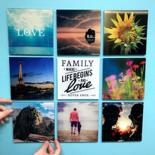 Load image into Gallery viewer, 6x6 AcryliPics™ Photo CutOuts, Stickable Photo Tiles, Acrylic Prints, Stick & Re-Stick