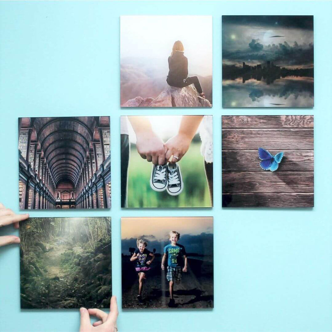 8x8 AcryliPics™ Photo CutOuts, Stickable Photo Tiles, Acrylic Prints, Stick & Re-Stick