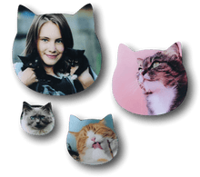 Load image into Gallery viewer, AcryliThins™ Cat Acrylic Prints - 1/8" Thin Stickable Photo Tiles