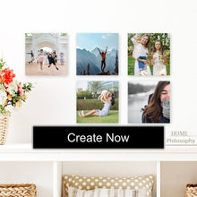 Load image into Gallery viewer, 8x8 AcryliThins™, Photo Cut Outs, Stickable Photo Tiles, Acrylic Prints, Stick & Re-Stick