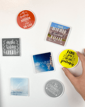 Load image into Gallery viewer, AcryliThins™ Square Custom Stickable Acrylic Prints & Magnets