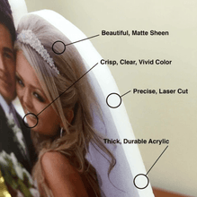 Load image into Gallery viewer, 11x14 PhotoStatuettes™, Acrylic Photo Cut Outs, Picture Sculptures, Photo Cutouts, Picture Statuettes