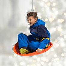 Load image into Gallery viewer, Acrylic Glass Photo Ornaments - Full Cutout